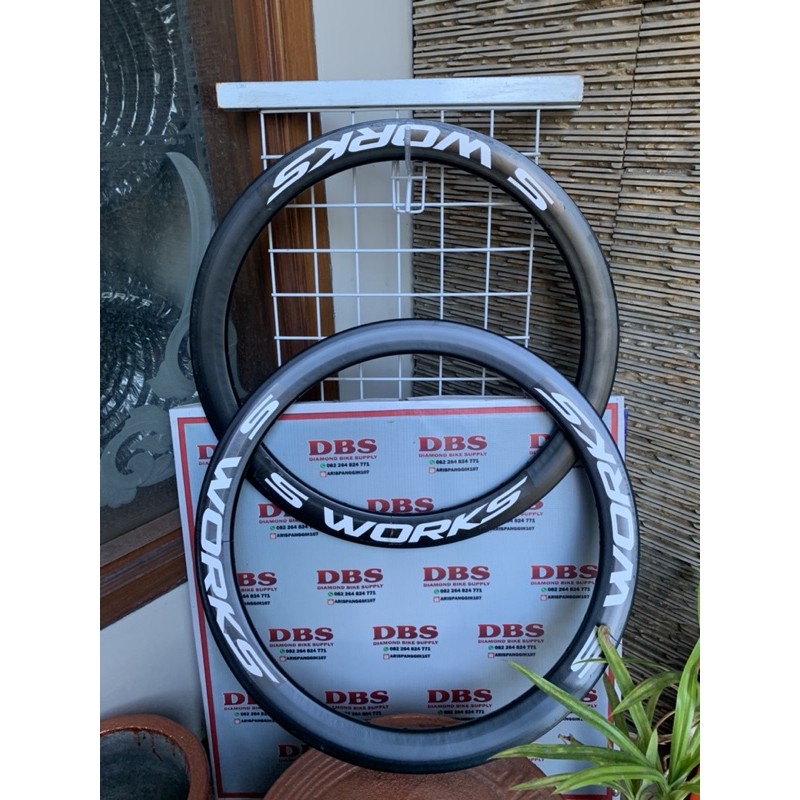 VELG S WORKS 20 1 3/8 32HOLE DISC BRAKE RIMS 20 BALAP MURAH RIM 451