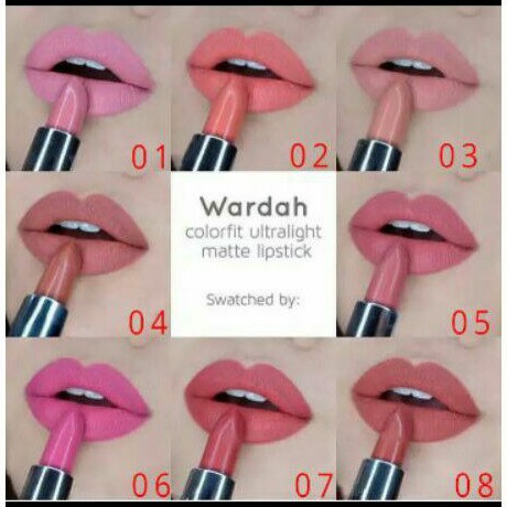 Wardah Colourfit Ultralight matte lipstik