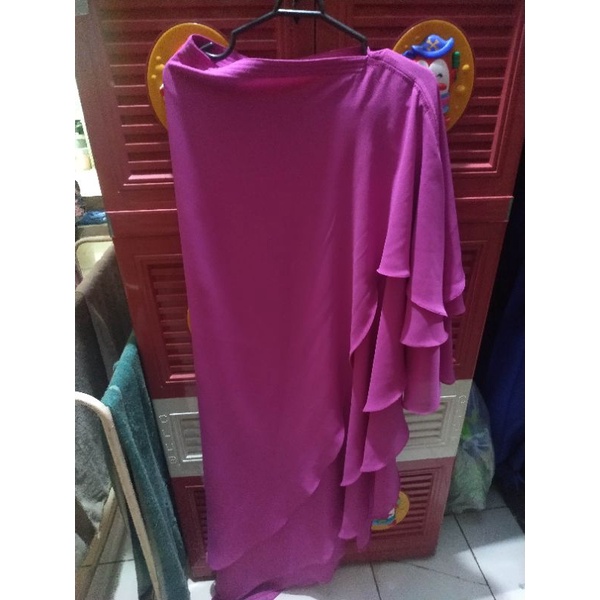 preloved khimar 3 layer