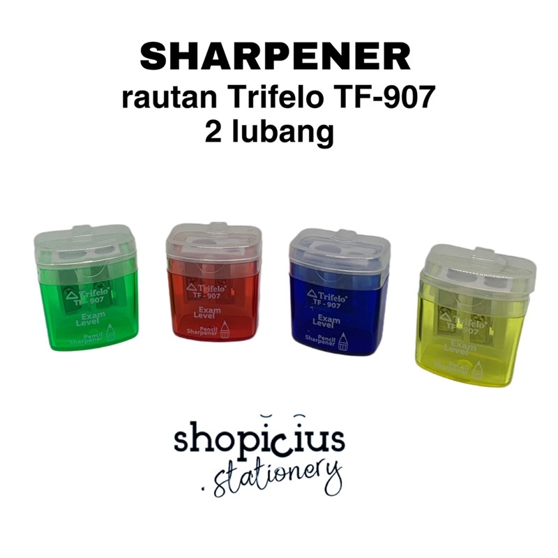 

Sharpener Rautan Ongotan Trifelo tf907 2 lubang
