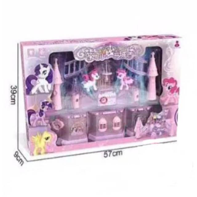 Tma / Mainan Anak Dream Castle Little Pony / Mainan Istana Pony