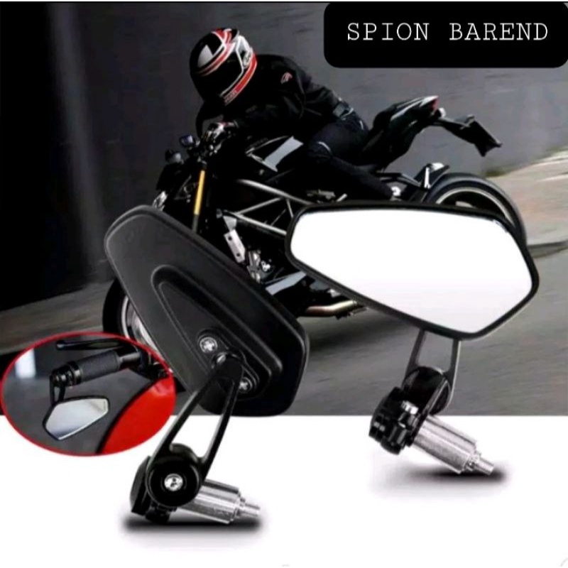 Spion Jalu CNC oval / spion bar end spion jalu universal motor NMAX AEROX PCX ADV VARIO 150 VARIO 160