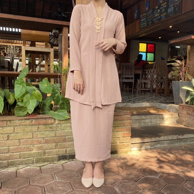 Hoolaqueen - Deffect/Minor One Set Kurung - Set Melayu - Set Kurung Crinkle