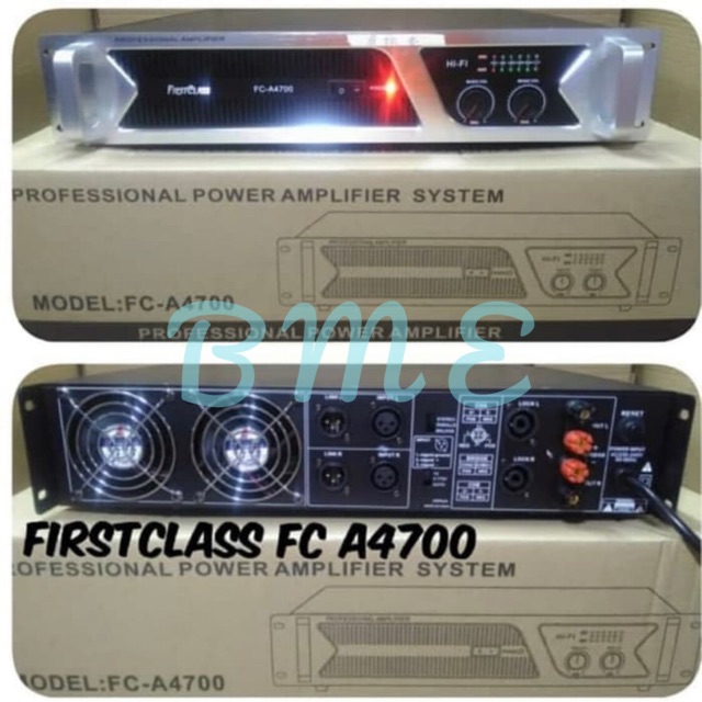 POWER AUDIO FIRSTCLASS FC A4700 FCA4700 FCA 4700 PROFESIONAL POWER AUDIO