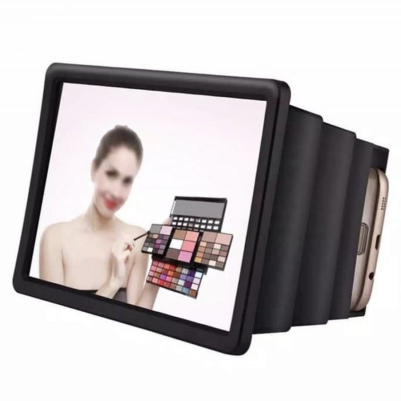 Kaca Pembesar Ukuran Layar F2 Kotak Proyeksi Lensa Unik Ringan Perlengkapan Aksesoris HP Handphone S