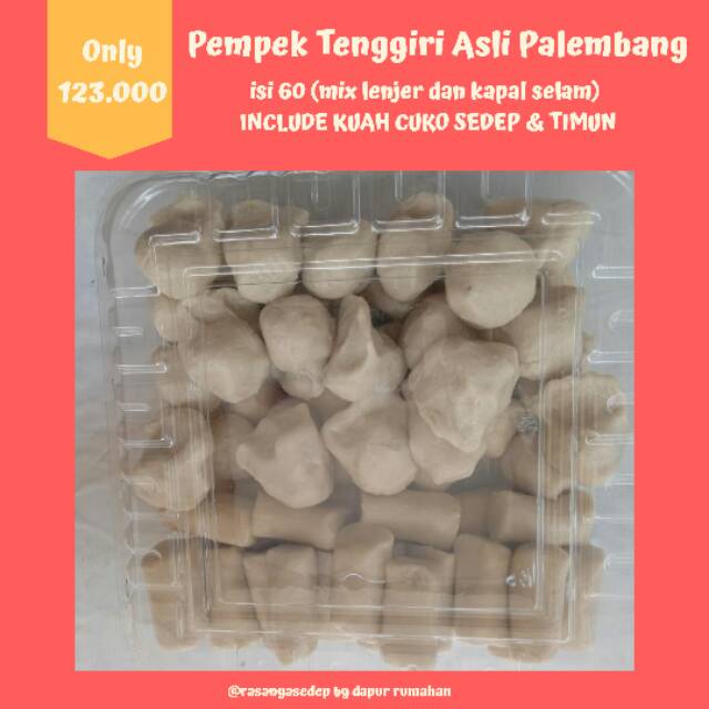 

Pempek Tenggiri Asli Palembang Family Package - Isi 60