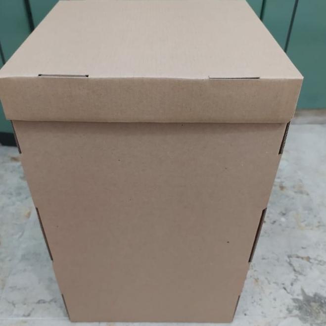 

Tall Cake Box POLOS, tanpa Jendela 25 x 25 x 40cm