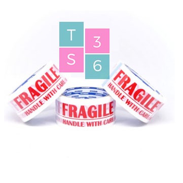 

Lakban / Isolasi / Selotip Fragile Sazanami