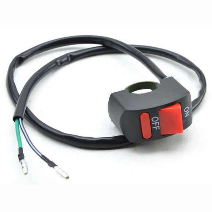 Switch On/Off Tombol untuk Lampu tambahan Motor - BSDDP