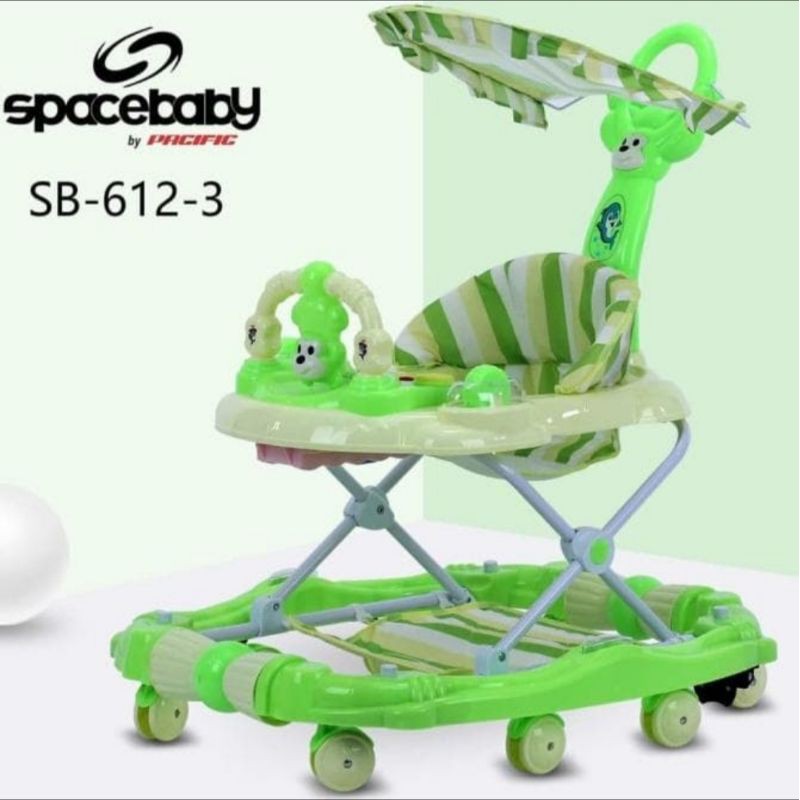 Space Baby Walker Spacebaby  SB-611-3  / 613-3 Plus Mainan Musik