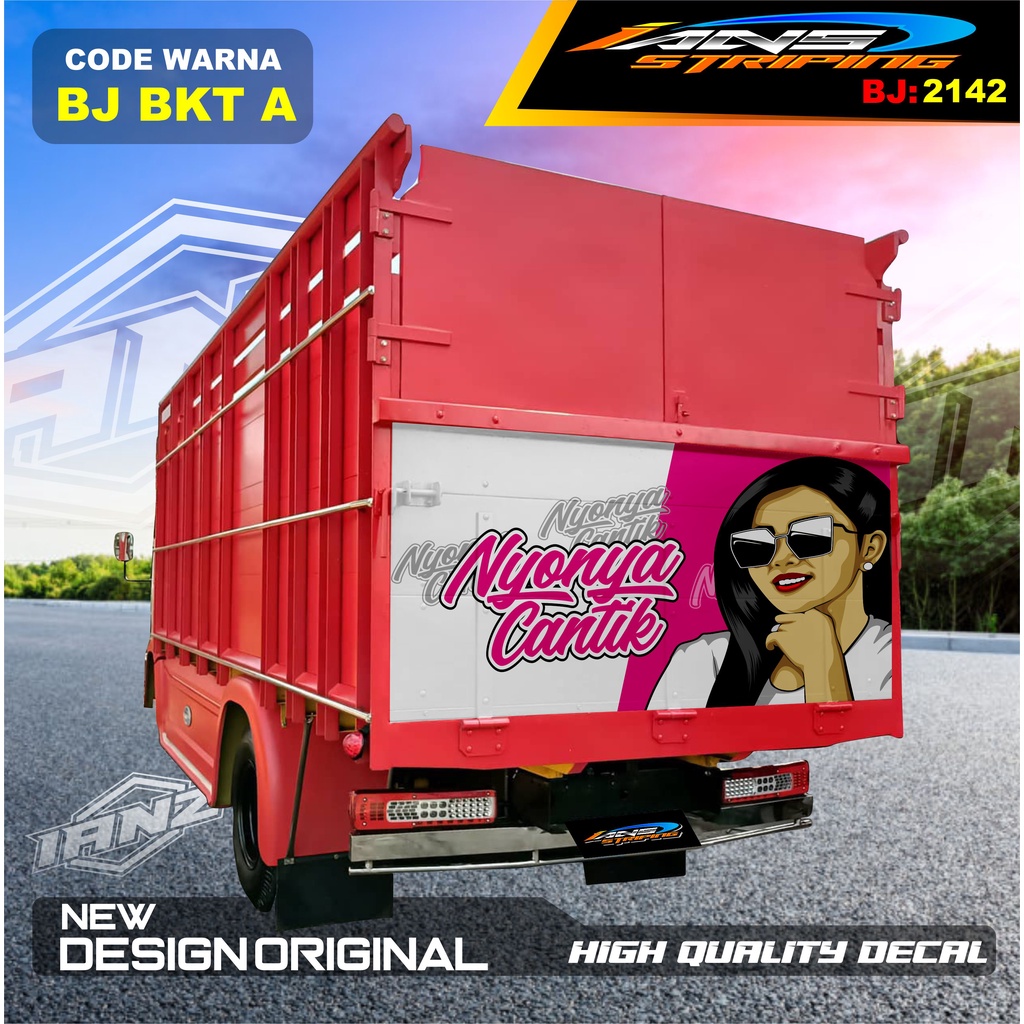 STICKER BAK BELAKANG TRUK TERMURAH / DECAL STIKER TRUK CANTER,RAGASA,GIGA DLL / STICKER BAK BELAKANG TRUK TERMURAH