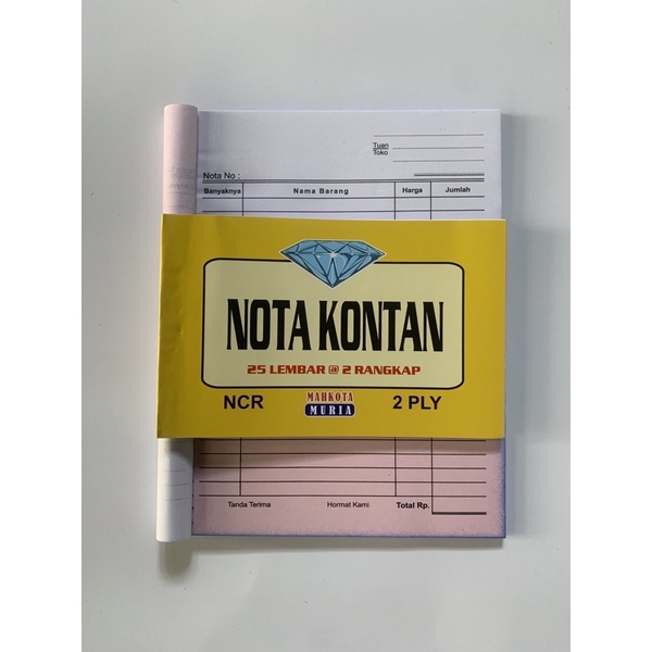

NOTA NCR 2 PLY, NOTA KECIL, NOTA DESAIN LANDSCAPE