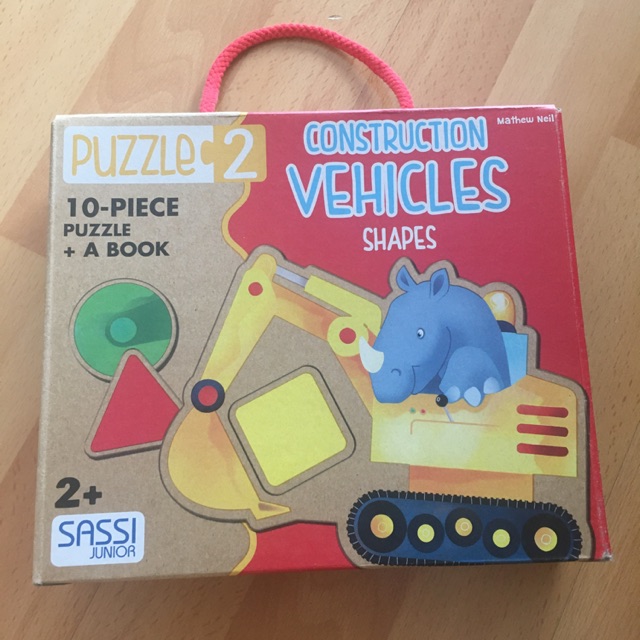 Sassi puzzle construction vehicles