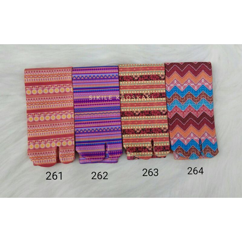 Kaos kaki sikile jempol motif no. 261, 262, 263, 264