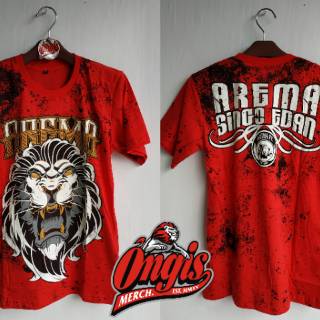  kaos  arema  baju  arema  aremania singo edan Shopee Indonesia