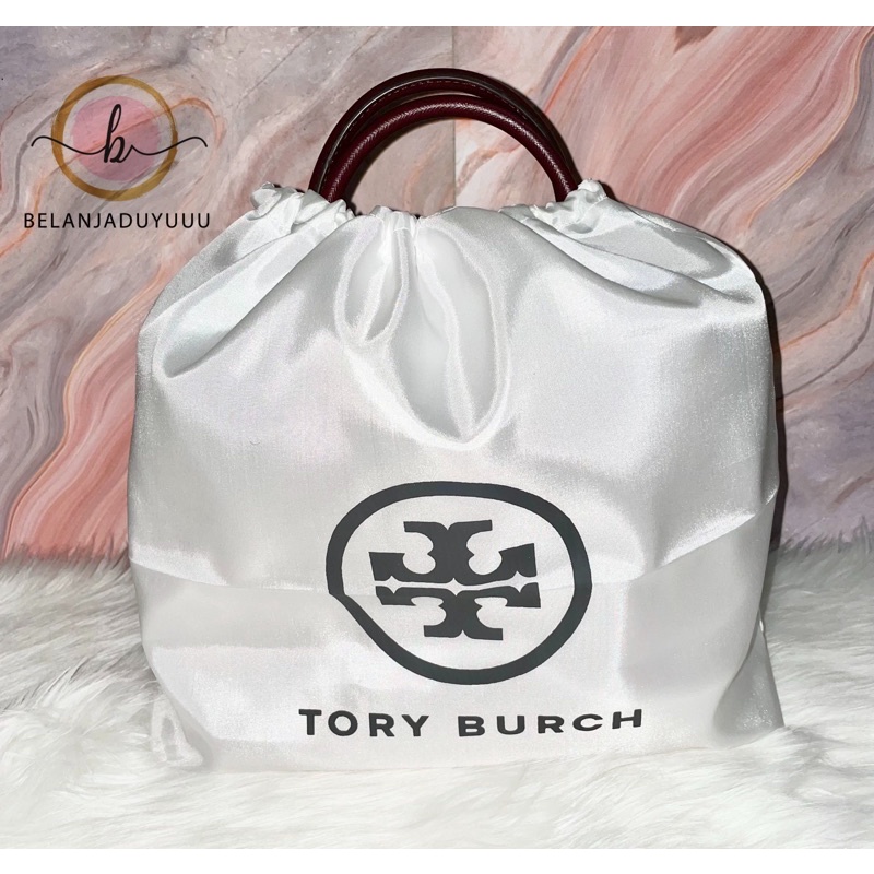 Tory Burch Dustbag SATIN Bahan Satin Dustbag Pengganti Pelindung Debu