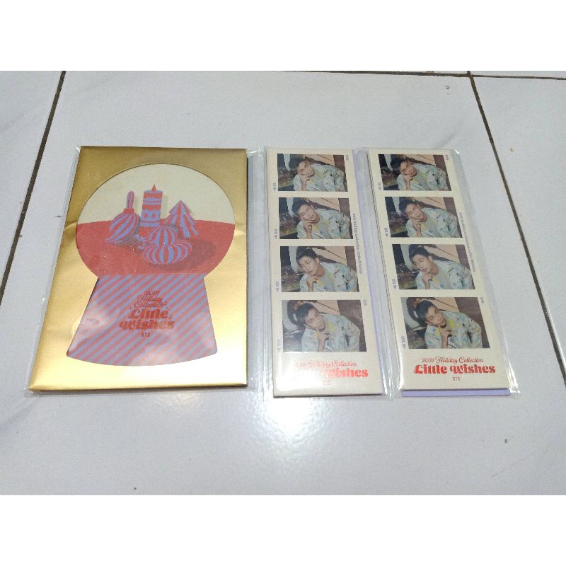 4 cut photo little wishes bts fullset sealed holiday collection
