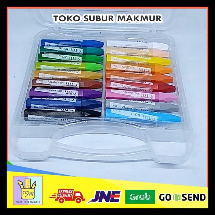 

Promo Crayon Krayon Minyak Oil Pastels Titi Isi 18 Warna Alat Melukis Murah