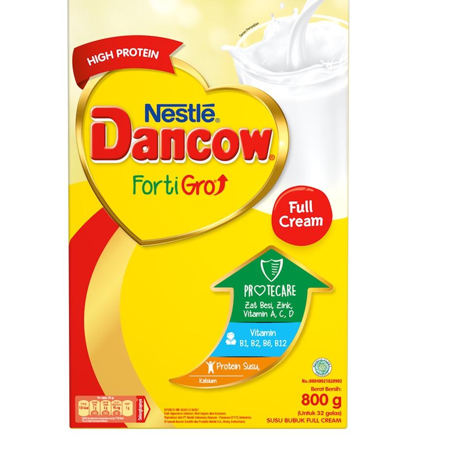 

Terlaris Dancow Fortigro Full Cream Box 800G