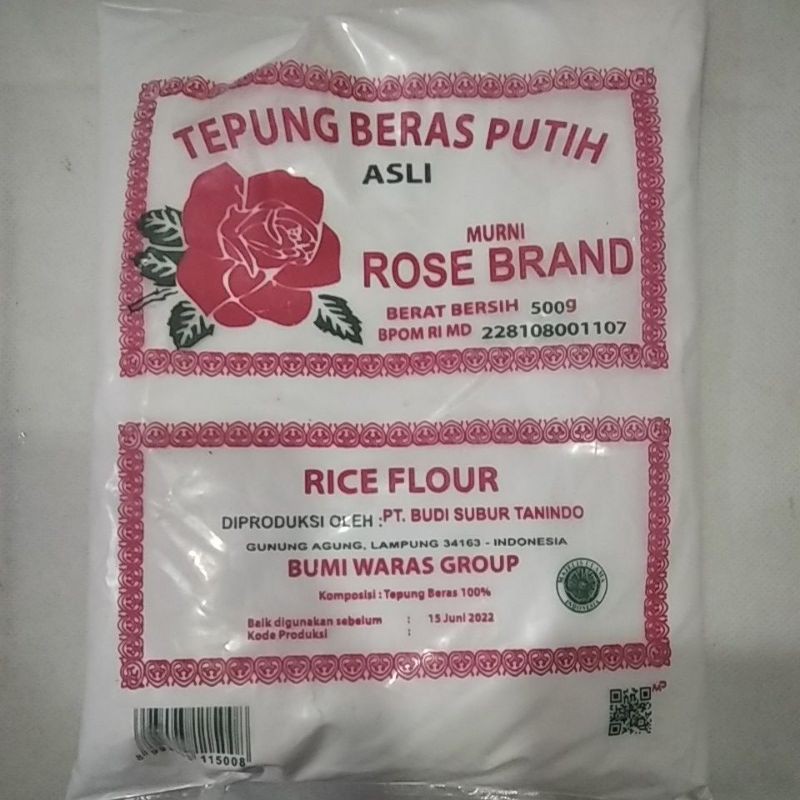 Rose Brand Tepung Beras Putih 500gr