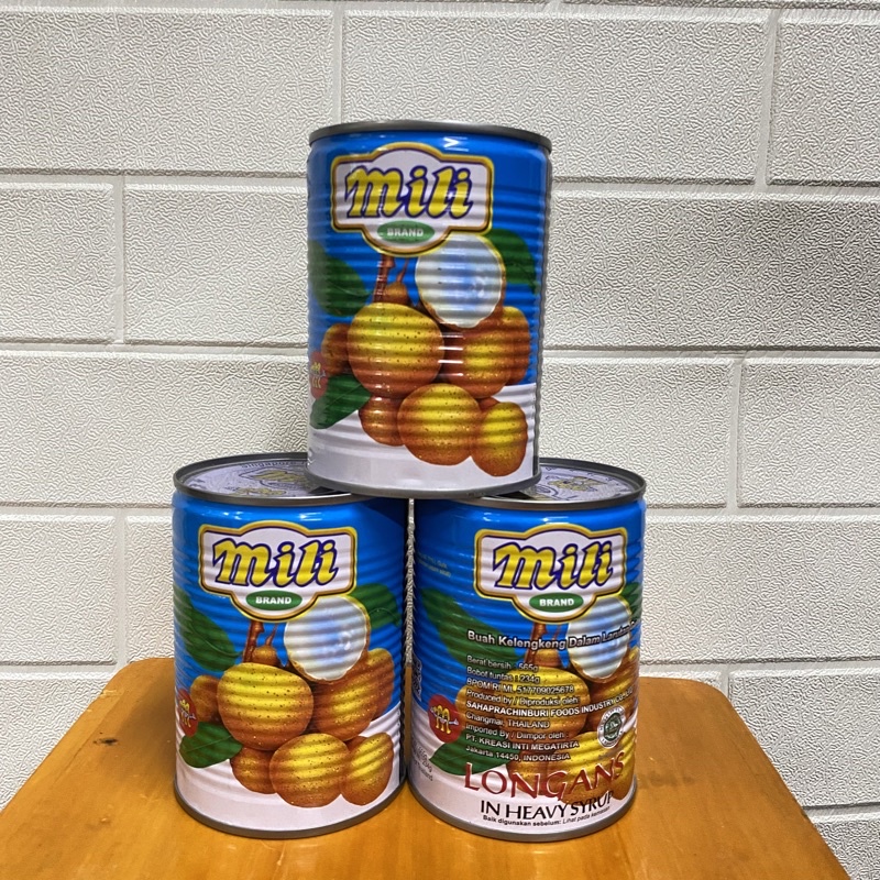 

Longan mili/ Lengkeng mili/ Buah kelengkeng dalam larutan gula 565gr