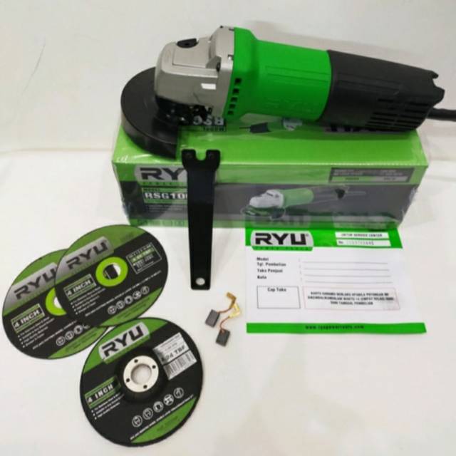 PROMO Paket Gurinda Listrik RYU RSG 100-3 (5 pcs) Ongkir cm 1Kg