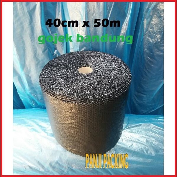 

Promo Bubble wrap Hitam 40cm x 50m plastik bublewrap roll Bandung babel kuat warp tebal Terbaru