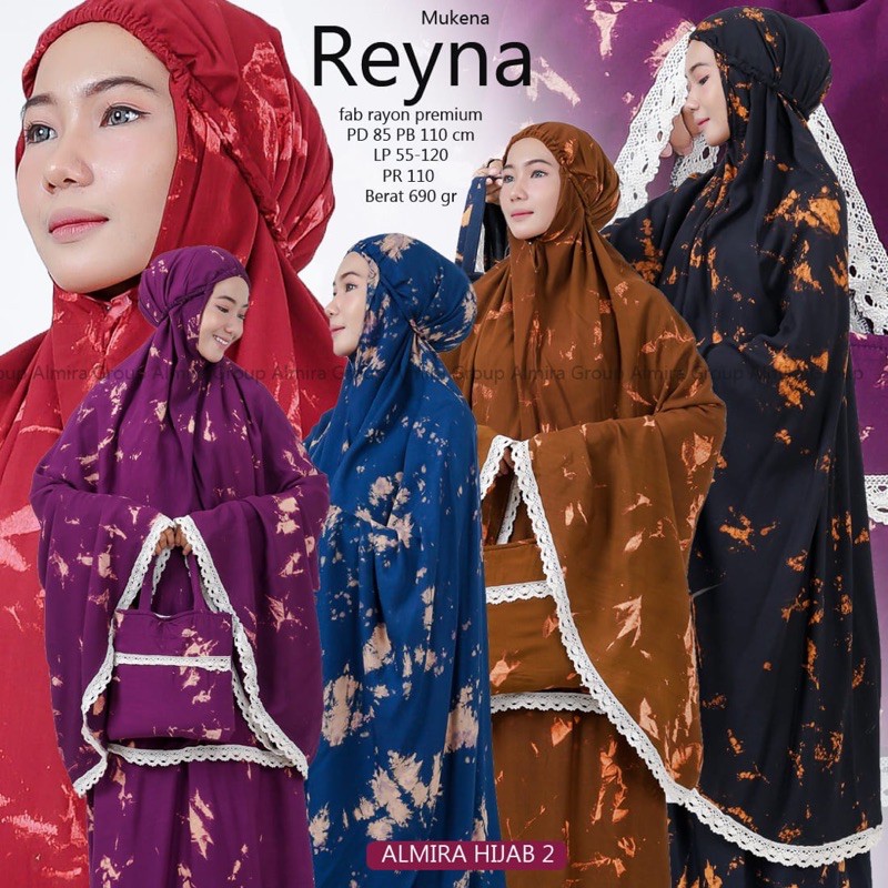 mukena murah/mukena rayon/mukena renda/mukena reyna