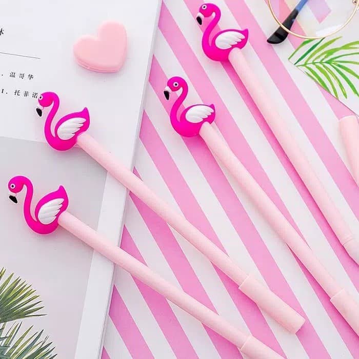 

Unik STATIONERY BOLPEN GEL FLAMINGO PEN GEL PULPEN GEL KARAKTER FLAMINGO Limited