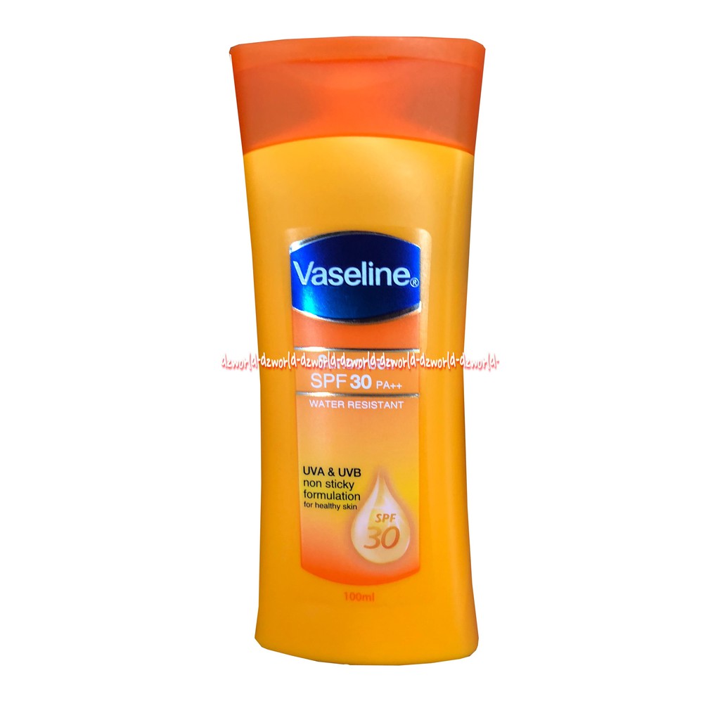 Vaseline Healthy Sunblock SPF 30 UV 100ml Protection Lotion Handbody Orange  Hand Body