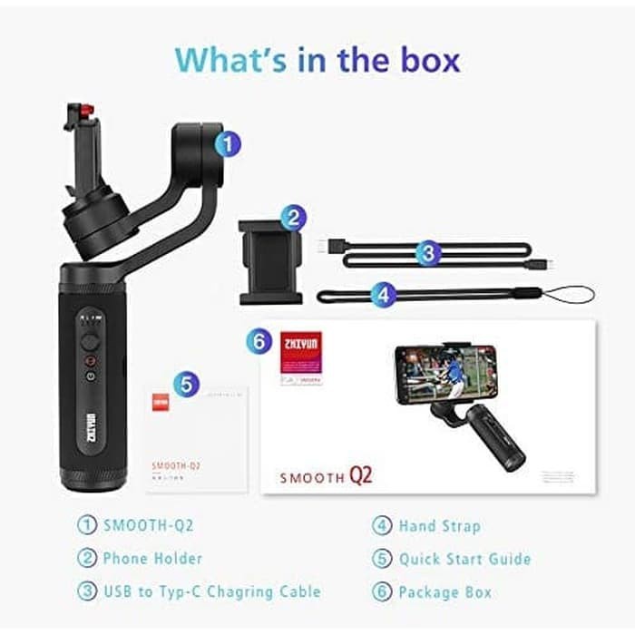 GIMBAL ZHIYUN SMOOTH Q2 - SMARTPHONE GIMBAL STABILIZER