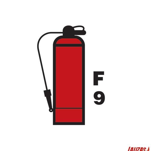 

(BISA COD) IMO Symbol Sticker IMPA 33.6091 Fire Extingushier Foam 9L/ IMPA 336091 GRATIS ONGKIR Kode 204