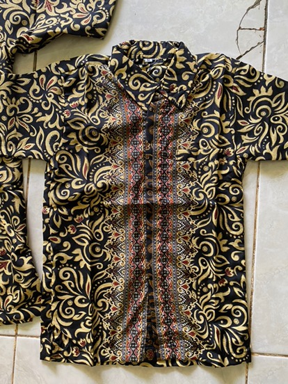 Lembayung.id / Kemeja Batik Anak Motif Cacing