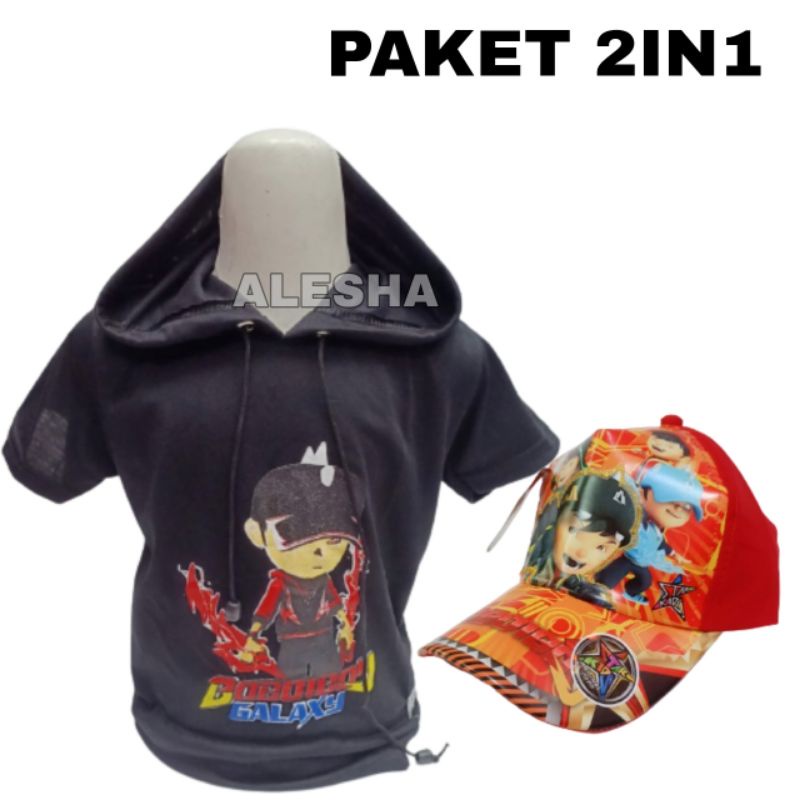 Baju anak laki laki Boboiboy Baju anak laki-laki karakter Hoodie anak laki laki - baju anak Baju kaos Boboi boy