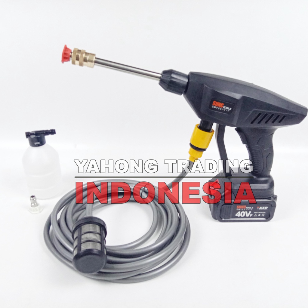 Jet Cleaner Portable Tekanan Tinggi Alat Cuci Motor Mobil AC Steam SUNC TOOLS 40VF