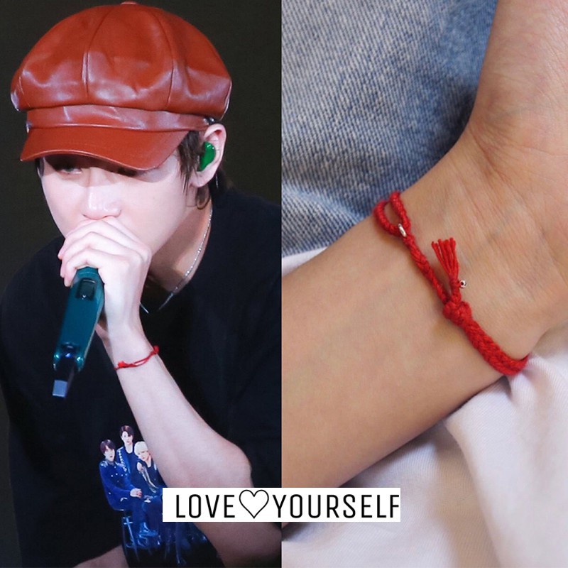 Gelang Bts Jungkook V Hand-Woven Colorful