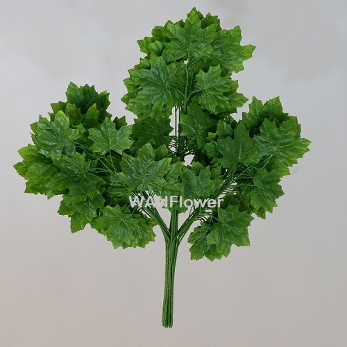 WANFlower Daun Maple * HIJAU (perLusin) PROMO