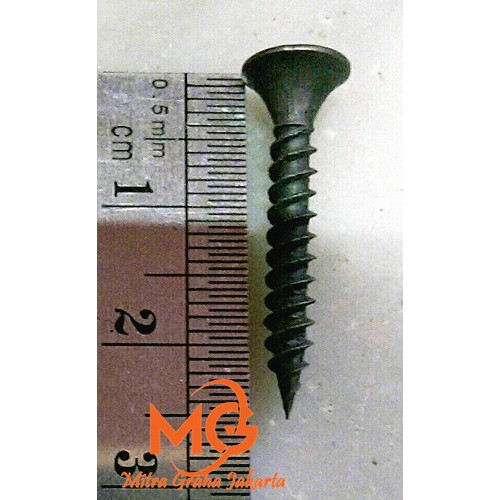 SEKRUP GYPSUM 6X1 ( 2 CM ) / SKRUP GIBSUN HITAM / DRYWALL SCREWS BERKUALITAS MGJ