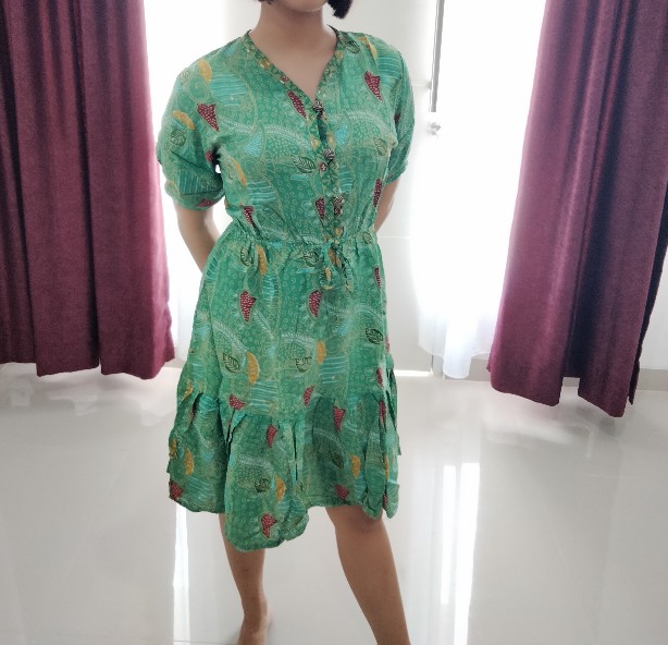 Dress Batik Wanita Modern Yuan Exclusive Faaro