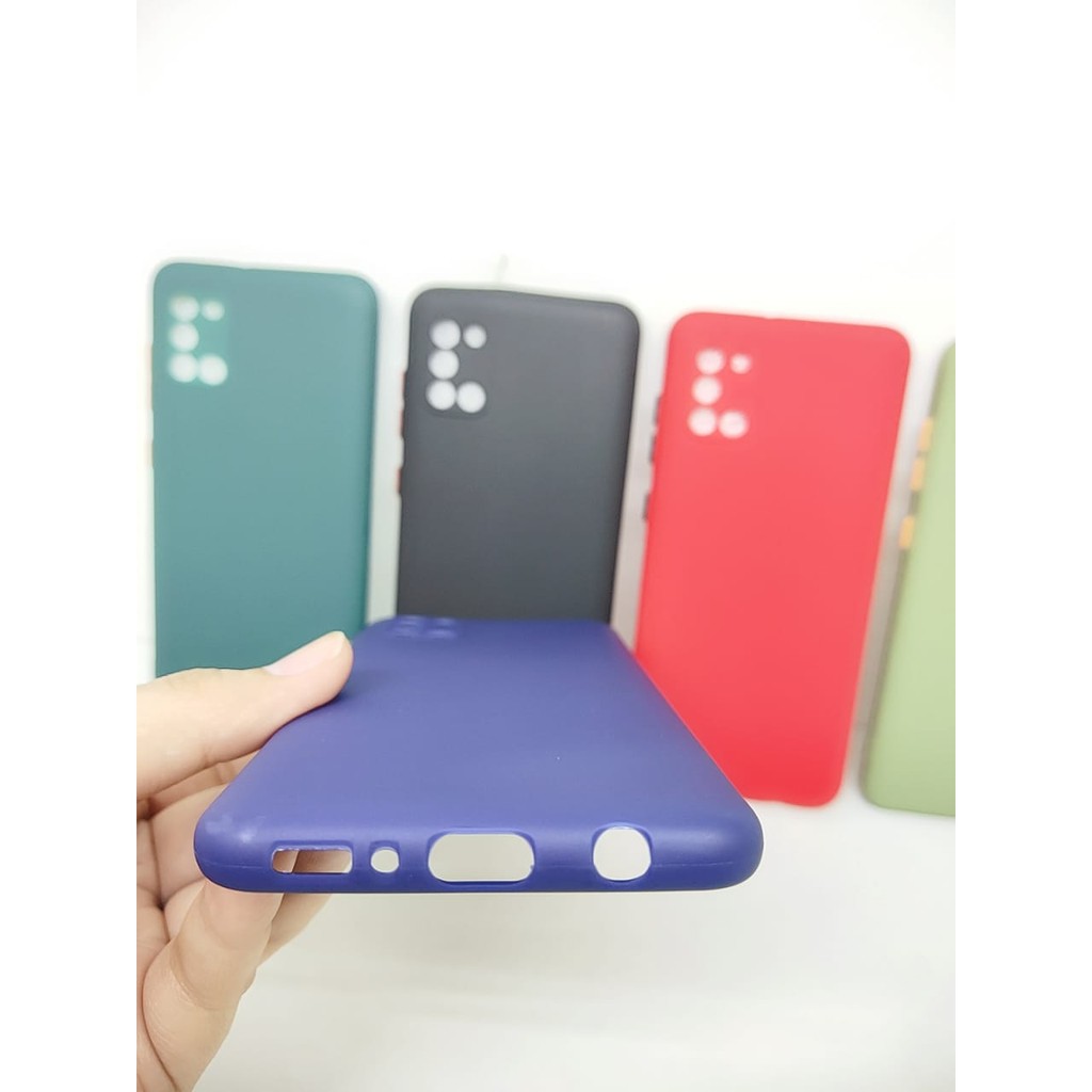 SMPC TPU Candy Samsung A31 A315F 6.4 inch SoftCase Macaron Protection Camera Tombol Warna