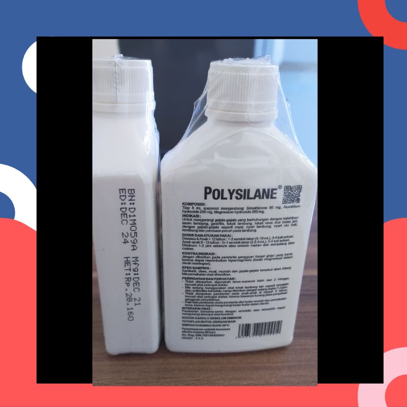 Polysilane suspensi 100ml &amp; tablet perstrip