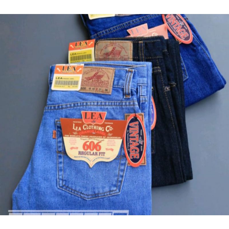 Celana jeans panjang pria Lea/Celana panjang Lea/Celana jeans murah