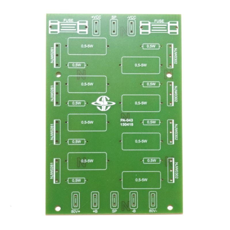 PCB TR Final Untuk 4 Set NJW0281 NJW 0302 Atau Yang Seukuran