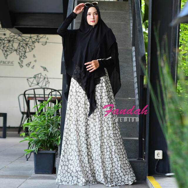 Gamis Muslimah Model Humairah Series By Fandah Premium | MBW