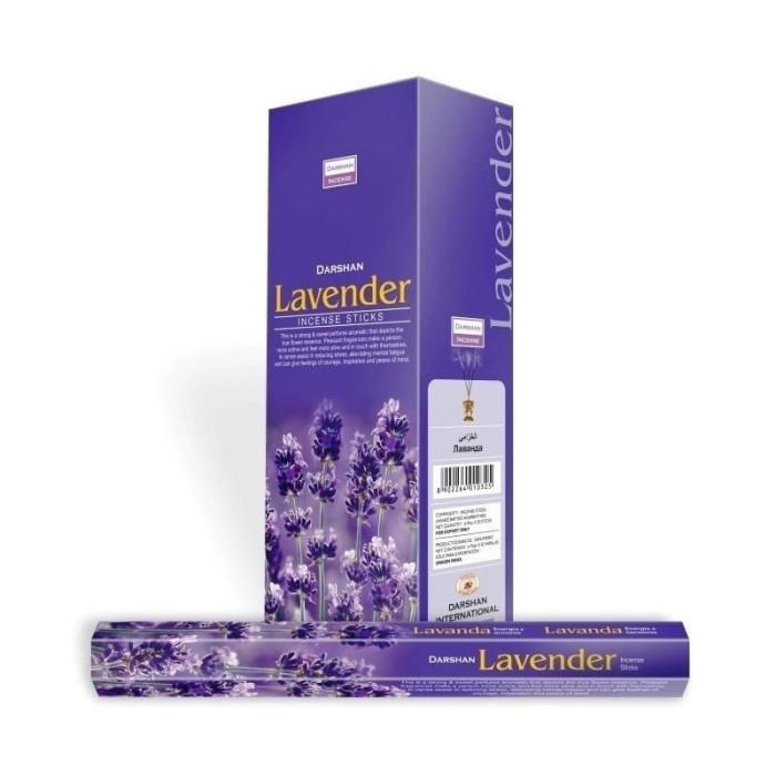Candle | Dupa Incense Stick India Aromaterapi Hexa - Darshan Lavender