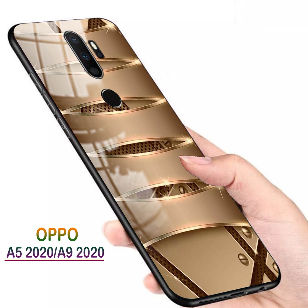 Softcase Glass Kaca OPPO A5 2020, A9 2020 - Casing HP OPPO A5 2020, A9 2020 [ S33 ].