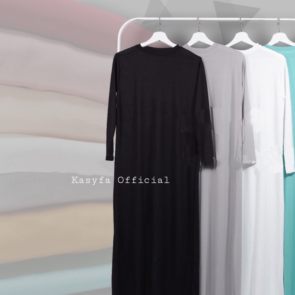 INNER GAMIS LENGAN PANJANG // LAURA INNER GAMIS JERSEY