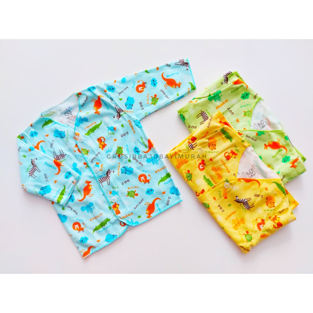 baju bayi 0-3bln ATASAN MOTIF BONBON