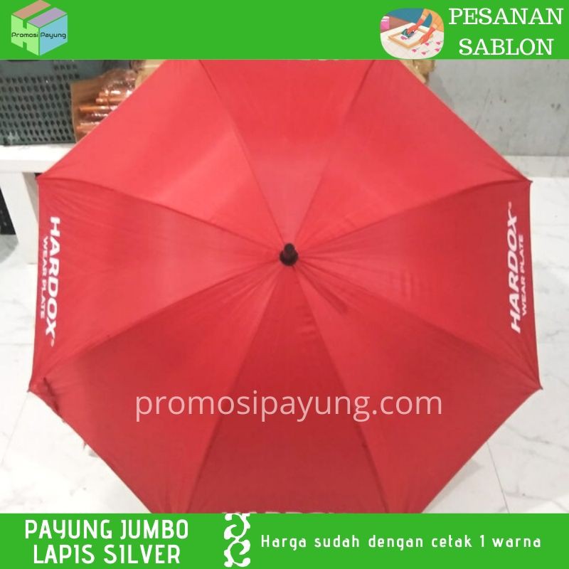 [ payung custom grosir ] payung ukuran besar jumbo golf premium anti UV sudah sablon 1 warna