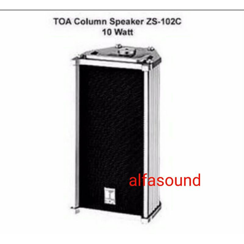 Colum TOA ZS 102 C Column ZS102C Speaker ZS102 102C